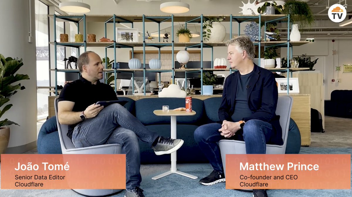 João Tomé interviewing Matthew Prince